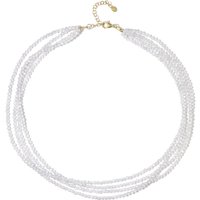 Zirkon-Silberhalskette Zirkon-Silberhalskette