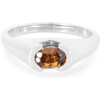 Schokoladen-Zirkon-Silberring Schokoladen-Zirkon-Silberring