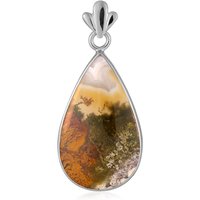 Moosachat-Silberanhänger (Bali Barong) Moosachat-Silberanhänger (Bali Barong)