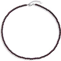 Granat-Silberhalskette Granat-Silberhalskette