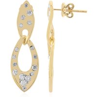 SI1 (G) Brillant-Goldohrringe (Annette) SI1 (G) Brillant-Goldohrringe (Annette)