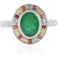 Socoto-Smaragd-Silberring Socoto-Smaragd-Silberring