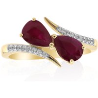 Burmesischer Rubin-Goldring Burmesischer Rubin-Goldring