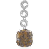 Dinosaurier-Quarz-Silberanhänger Dinosaurier-Quarz-Silberanhänger