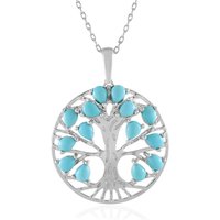 Sleeping Beauty-Türkis-Silberanhänger Sleeping Beauty-Türkis-Silberanhänger