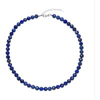 Lapislazuli-Silberhalskette Lapislazuli-Silberhalskette