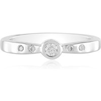 I2 (G) Brillant-Silberring I2 (G) Brillant-Silberring