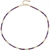 Edelstein-Silberhalskette Edelstein-Silberhalskette