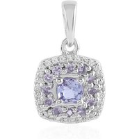 Tansanit-Silberanhänger Tansanit-Silberanhänger