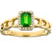 Kenianischer Tsavorit-Goldring (CIRARI) Kenianischer Tsavorit-Goldring (CIRARI)