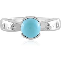 Sleeping Beauty-Türkis-Silberring Sleeping Beauty-Türkis-Silberring