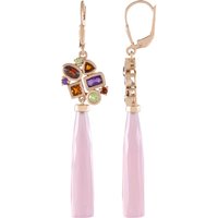 Lavendel-Chalzedon-Silberohrringe (KM by Juwelo) Lavendel-Chalzedon-Silberohrringe (KM by Juwelo)