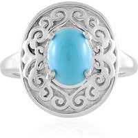 Sleeping Beauty-Türkis-Silberring Sleeping Beauty-Türkis-Silberring