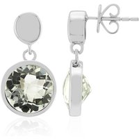 Grüner Amethyst-Silberohrringe (Pallanova) Grüner Amethyst-Silberohrringe (Pallanova)