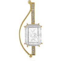 Weißer Quarz-Silberanhänger Weißer Quarz-Silberanhänger