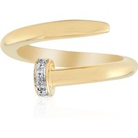 Weißer Topas-Silberring Weißer Topas-Silberring