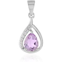 Lavendel-Amethyst-Silberanhänger Lavendel-Amethyst-Silberanhänger