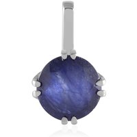 Blauer Madagaskar-Saphir-Goldanhänger Blauer Madagaskar-Saphir-Goldanhänger