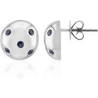 Blauer Saphir-Silberohrringe (Pallanova) Blauer Saphir-Silberohrringe (Pallanova)