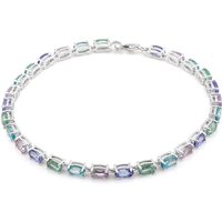 Edelstein-Silberarmband Edelstein-Silberarmband