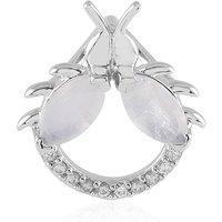 Regenbogen-Mondstein-Silberanhänger Regenbogen-Mondstein-Silberanhänger