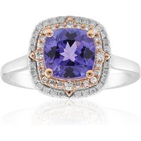 AAA-Tansanit-Goldring (CIRARI) AAA-Tansanit-Goldring (CIRARI)