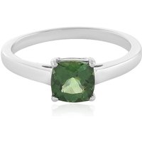 Chrom-Apatit-Silberring Chrom-Apatit-Silberring