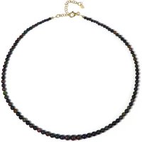 Mezezo-Opal-Silberhalskette Mezezo-Opal-Silberhalskette