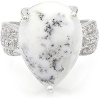 Dendriten-Achat-Silberring Dendriten-Achat-Silberring