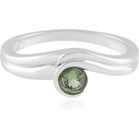 Chrom-Apatit-Silberring Chrom-Apatit-Silberring