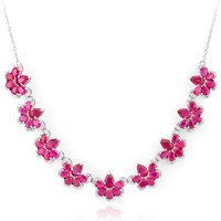 Madagaskar-Rubin-Silbercollier Madagaskar-Rubin-Silbercollier