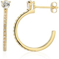 Weißer Topas-Silberohrringe Weißer Topas-Silberohrringe