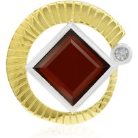 Mosambik-Granat-Silberanhänger (MONOSONO COLLECTION) Mosambik-Granat-Silberanhänger (MONOSONO COLLECTION)