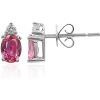 Pinkfarbener Saphir-Goldohrringe (CIRARI) Pinkfarbener Saphir-Goldohrringe (CIRARI)