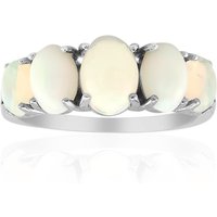 Welo-Opal-Silberring Welo-Opal-Silberring
