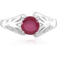 Madagaskar-Rubin-Silberring Madagaskar-Rubin-Silberring