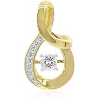 SI1 (G) Brillant-Goldanhänger (Annette) SI1 (G) Brillant-Goldanhänger (Annette)