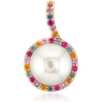 Weiße Südseeperlen-Goldanhänger (Michelle Albala) Weiße Südseeperlen-Goldanhänger (Michelle Albala)