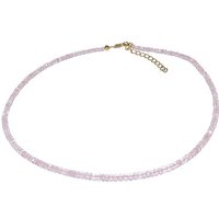 Morganit-Silberhalskette Morganit-Silberhalskette