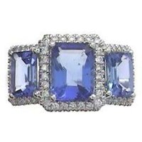 AAA-Tansanit-Goldring (CIRARI) AAA-Tansanit-Goldring (CIRARI)