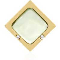 Grüner Amethyst-Silberanhänger (MONOSONO COLLECTION) Grüner Amethyst-Silberanhänger (MONOSONO COLLECTION)