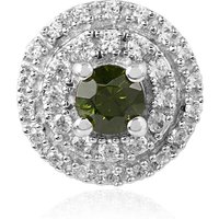 Grüner Ceylon-Zirkon-Silberanhänger (MONOSONO COLLECTION) Grüner Ceylon-Zirkon-Silberanhänger (MONOSONO COLLECTION)