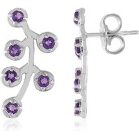 Amethyst-Silberohrringe Amethyst-Silberohrringe