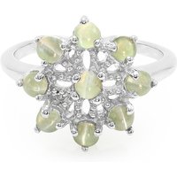 Alexandrit-Katzenauge-Silberring Alexandrit-Katzenauge-Silberring