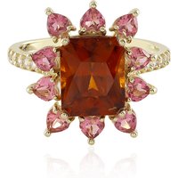 Hessonit-Granat-Goldring (Adela Gold) Hessonit-Granat-Goldring (Adela Gold)