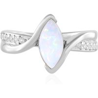 Australischer Opal-Silberring Australischer Opal-Silberring