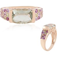 Grüner Amethyst-Silberring (KM by Juwelo) Grüner Amethyst-Silberring (KM by Juwelo)