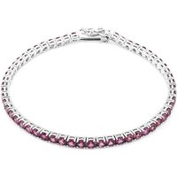 Rhodolith-Silberarmband Rhodolith-Silberarmband