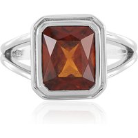 Hessonit-Granat-Silberring (Adela Silber) Hessonit-Granat-Silberring (Adela Silber)