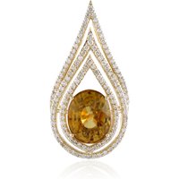 Gelber Zirkon-Goldanhänger (de Melo) Gelber Zirkon-Goldanhänger (de Melo)